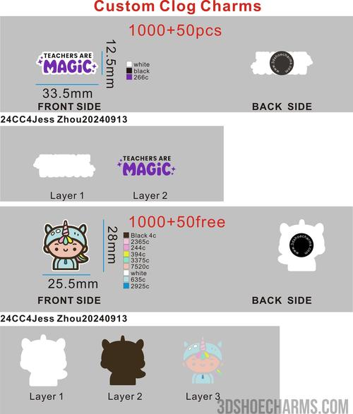 CUSTOM SHOE CHARMS -  24CC4Stephanie Gassen20250418-rd