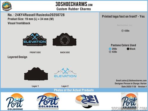 CUSTOM SHOE CHARMS - 24KY4Russell Rusiecka20250728