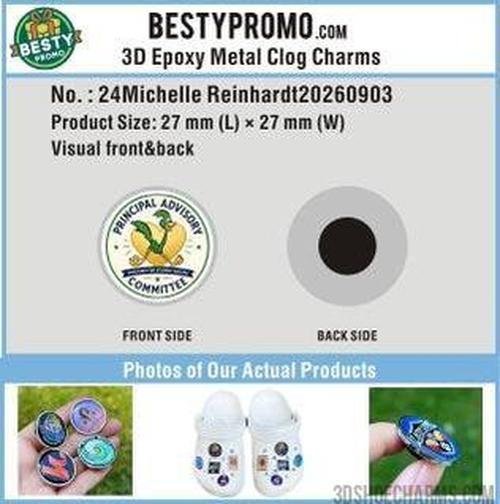 Custom Logo Domed Metal Clog Charms-20260903-24
