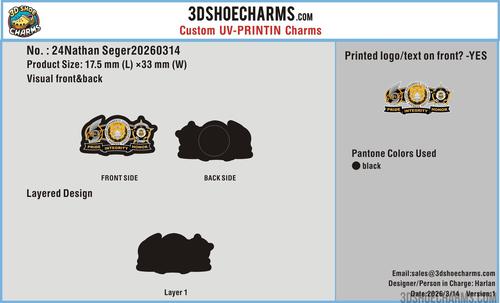 Custom UV printed SHOE CHARMS - 24Nathan Seger20260314