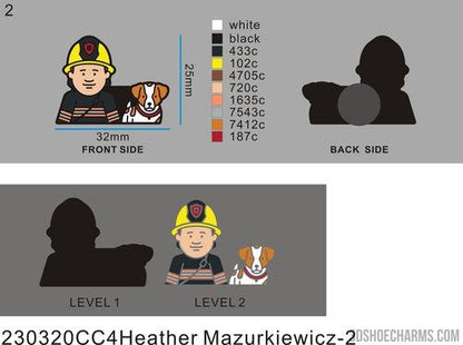 CUSTOM CLOG CHARMS （REGULAR）-230320CC4Heather Mazurkiewicz10