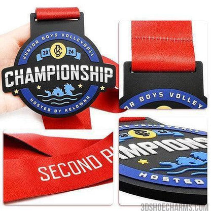 Custom PVC Medal with Customizable Lanyard