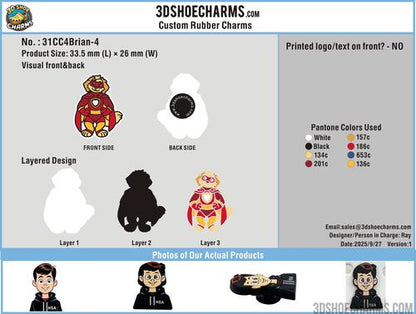Custom shoe charms/Sample order-31CC4Brian250904