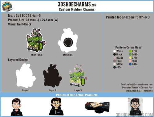 Custom shoe charms/Sample order-31CC4Brian250904