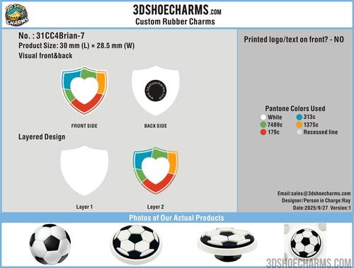 Custom shoe charms/Sample order-31CC4Brian250904