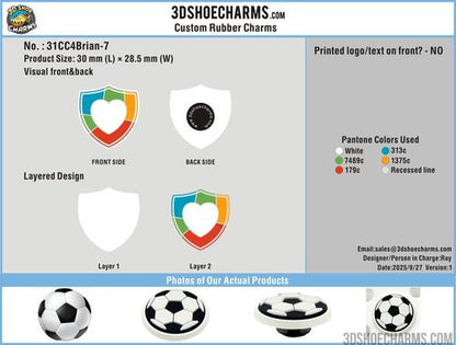 Custom shoe charms/Sample order-31CC4Brian250904