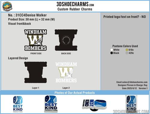 CUSTOM SHOE CHARMS-31CC4Denise Walker250612