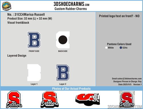 CUSTOM SHOE CHARMS-31CC4Marisa Russell250804