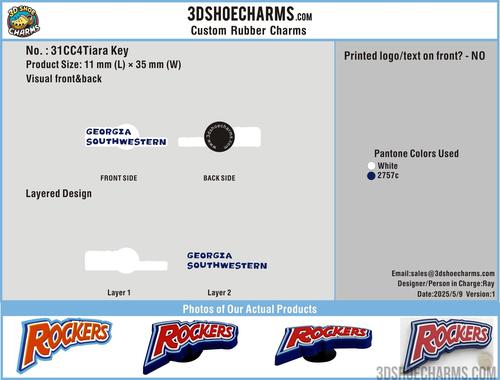 CUSTOM SHOE CHARMS-31CC4Tiara Key250508