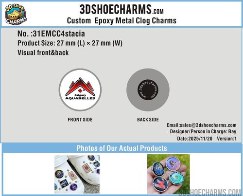 3D Epoxy Metal  Shoe Charms-31EMCC4stacia251120