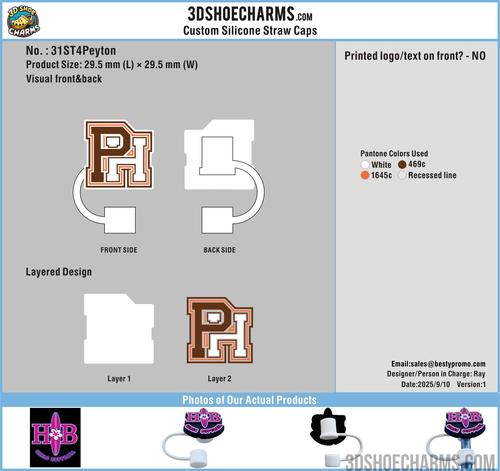 Custom Silicone Straw Toppers-31ST4Peyton250910
