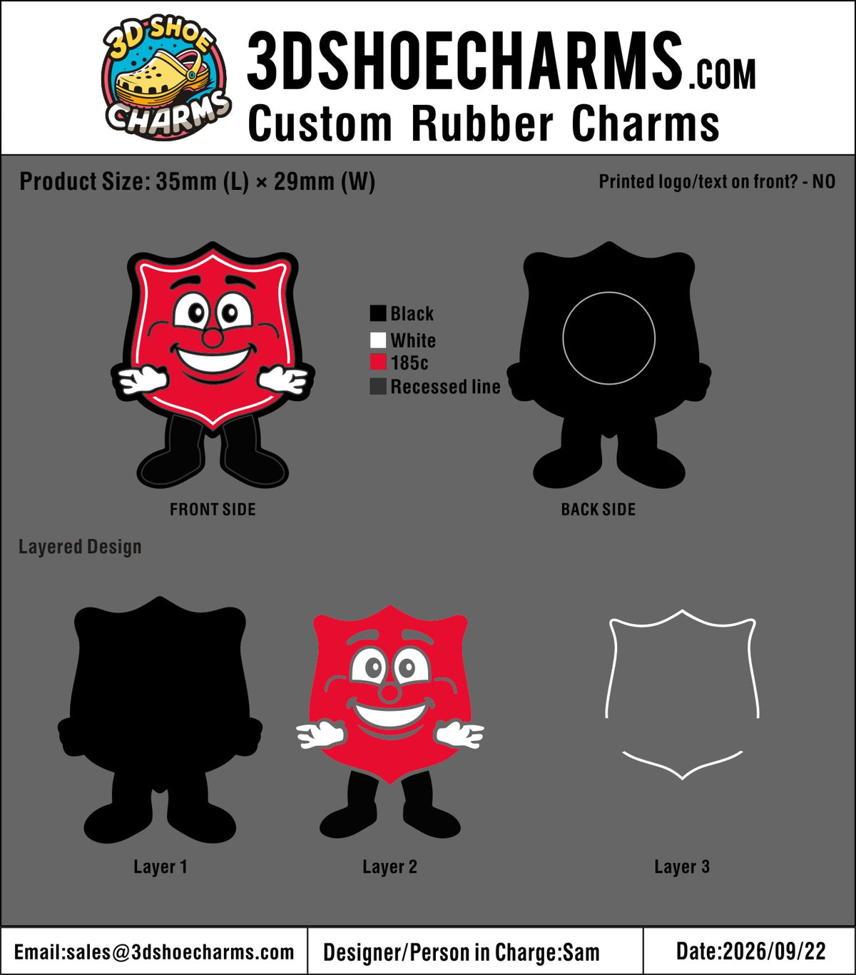 Custom 3D Rubber Clog Charms - 20260922 -33 -1