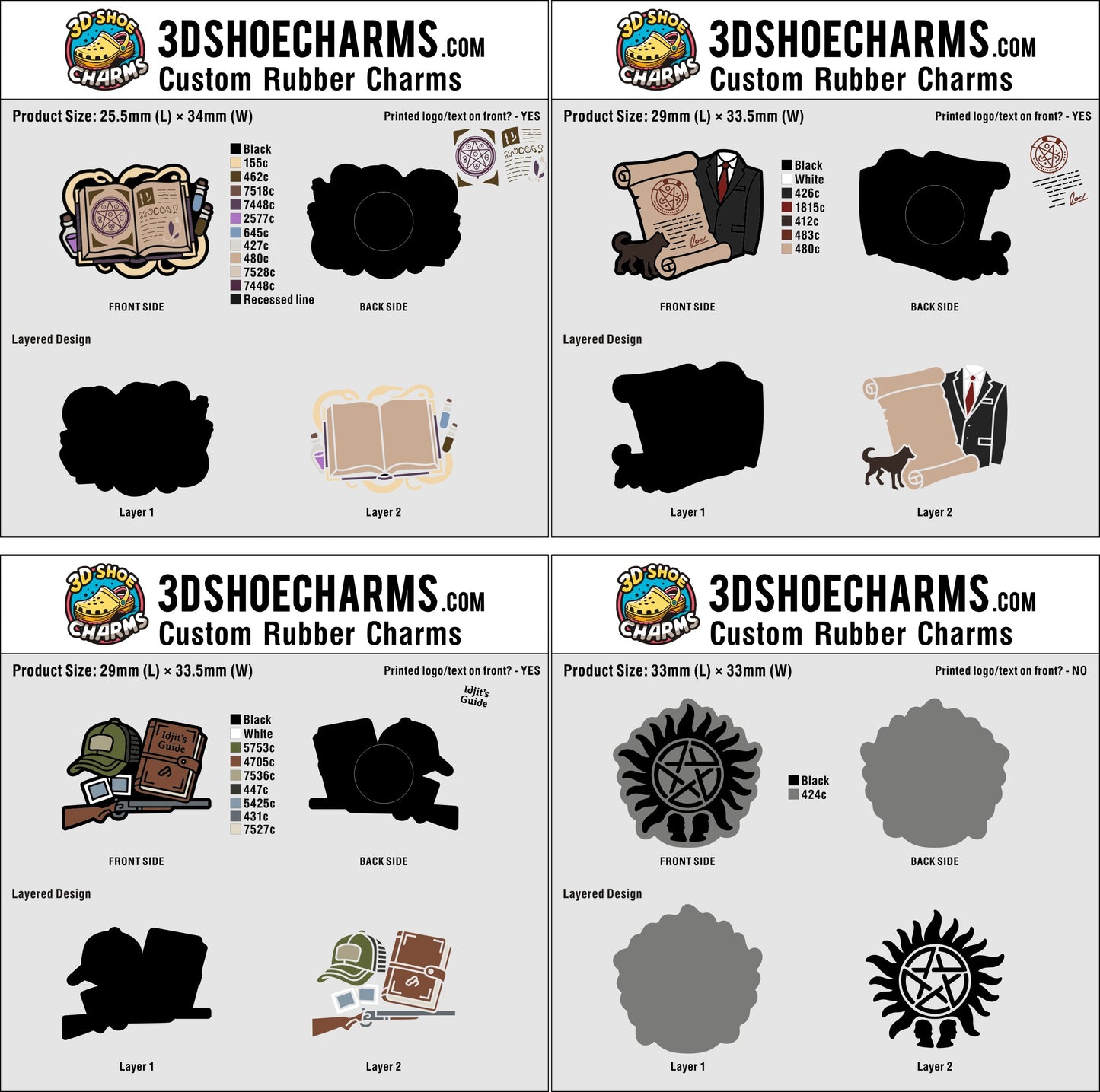 Custom Rubber Clog Charms-20260819 - 33
