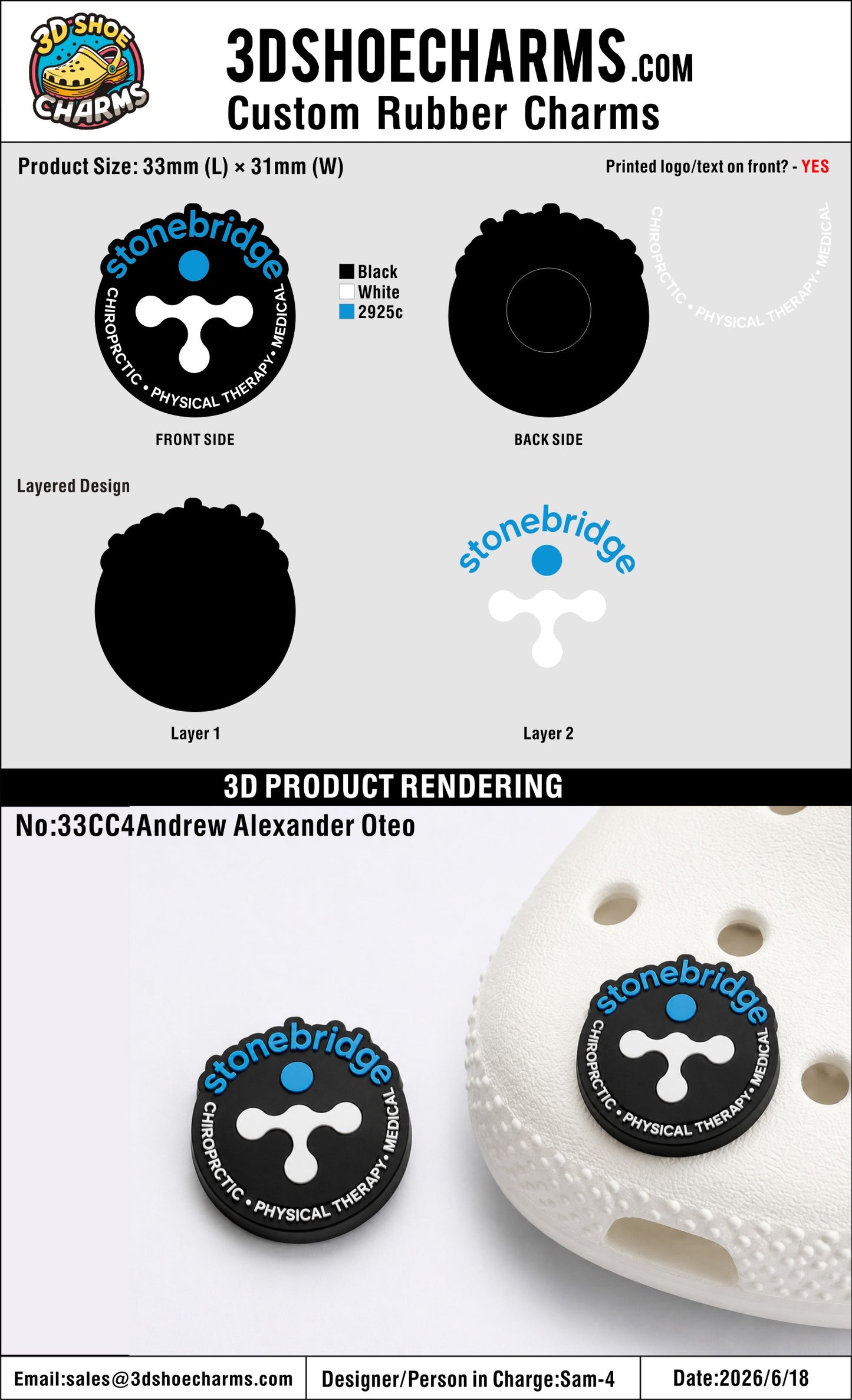 Custom Rubber Clog Charms - 20260619 - 33