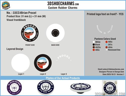 Custom Rubber Clog Charms - 33CC4Brian Procel251021