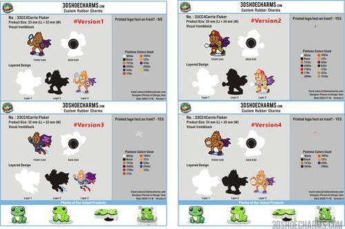 Custom Rubber Clog Charms - 33CC4Carrie Fluker251118