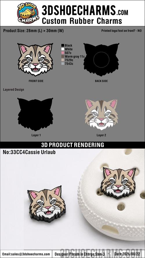 Custom Rubber Clog Charms-202608024 -33