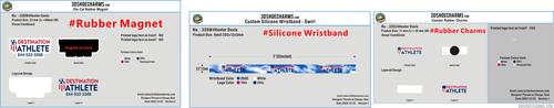 Custom Rubber Clog Charms&Custom Swirl Silicone Wristbands&Custom Dye Sublimation Lanyards&Custom 3D Rubber Fridge Magnet - 33CC4Hunter Davis251225