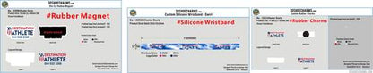 Custom Rubber Clog Charms&Custom Swirl Silicone Wristbands&Custom Dye Sublimation Lanyards&Custom 3D Rubber Fridge Magnet - 33CC4Hunter Davis251225