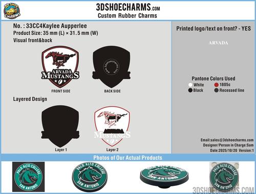 Custom Rubber Clog Charms - 33CC4Kaylee Aupperlee251020