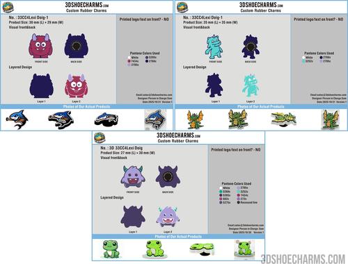 Custom Rubber Clog Charms - 33CC4Lexi Doig251031