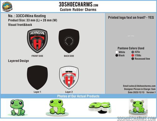 Custom Rubber Clog Charms - 33CC4Nina Keating251213