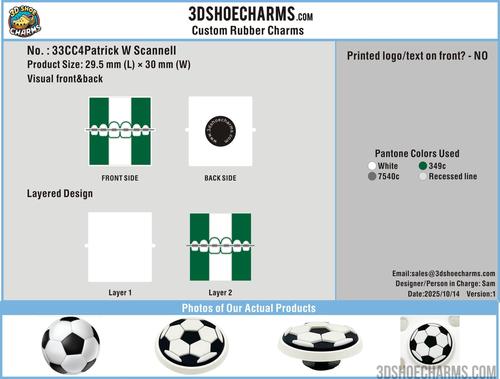 Custom Rubber Clog Charms-33CC4Patrick W Scannell251014