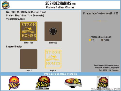 Custom Rubber Clog Charms - 33CC4Reed McCall Stroh251109