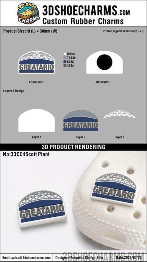 Custom Rubber Clog Charms - 20260820-24