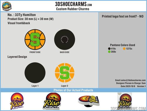 Custom Rubber Clog Charms-33CC4Ty Hamilton251008