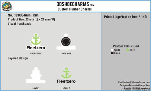 Custom Rubber Clog Charms - 33CC4minji kim251217
