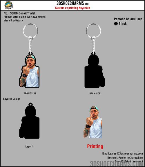 Custom PVC KEYCHAIN- Printing -20260907 -33