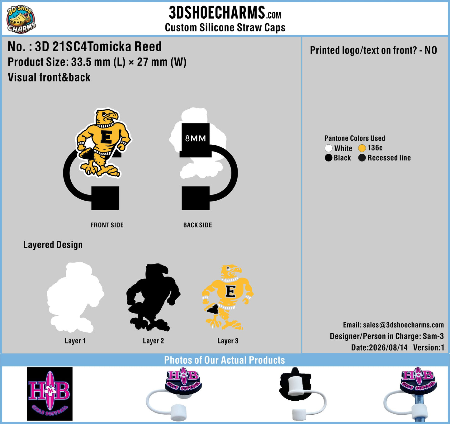 Custom Silicone Straw Toppers - 20260817 -33