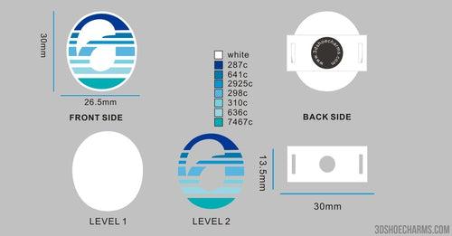 CUSTOM Multifunction SHOE CHARMS-05#34215101071617