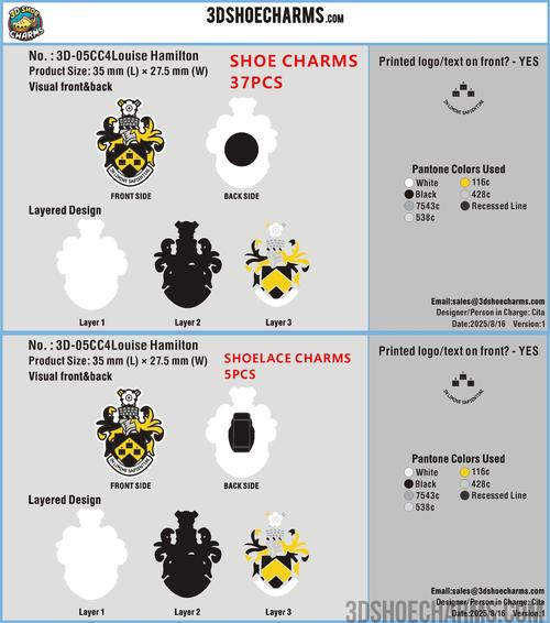 custom shoelace charms and shoe charms-05CC4Louise Hamilton