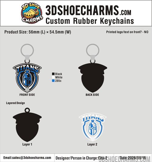 Custom 3D Rubber Keychains-260918-05-RE
