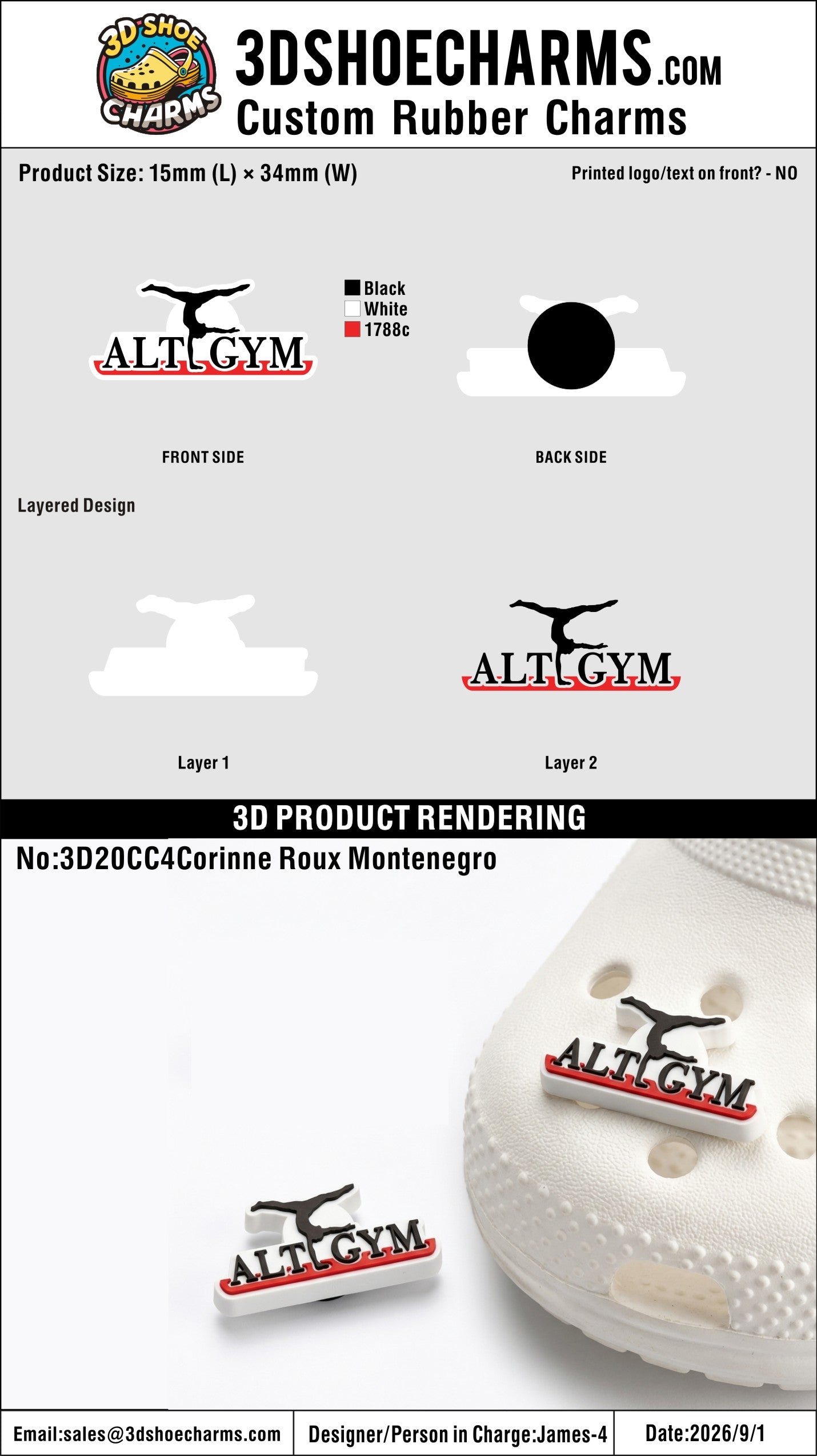 Custom Rubber Clog Charms - 20260902-20