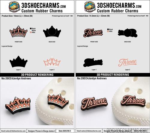 Custom Rubber Clog Charms - 20260930-20