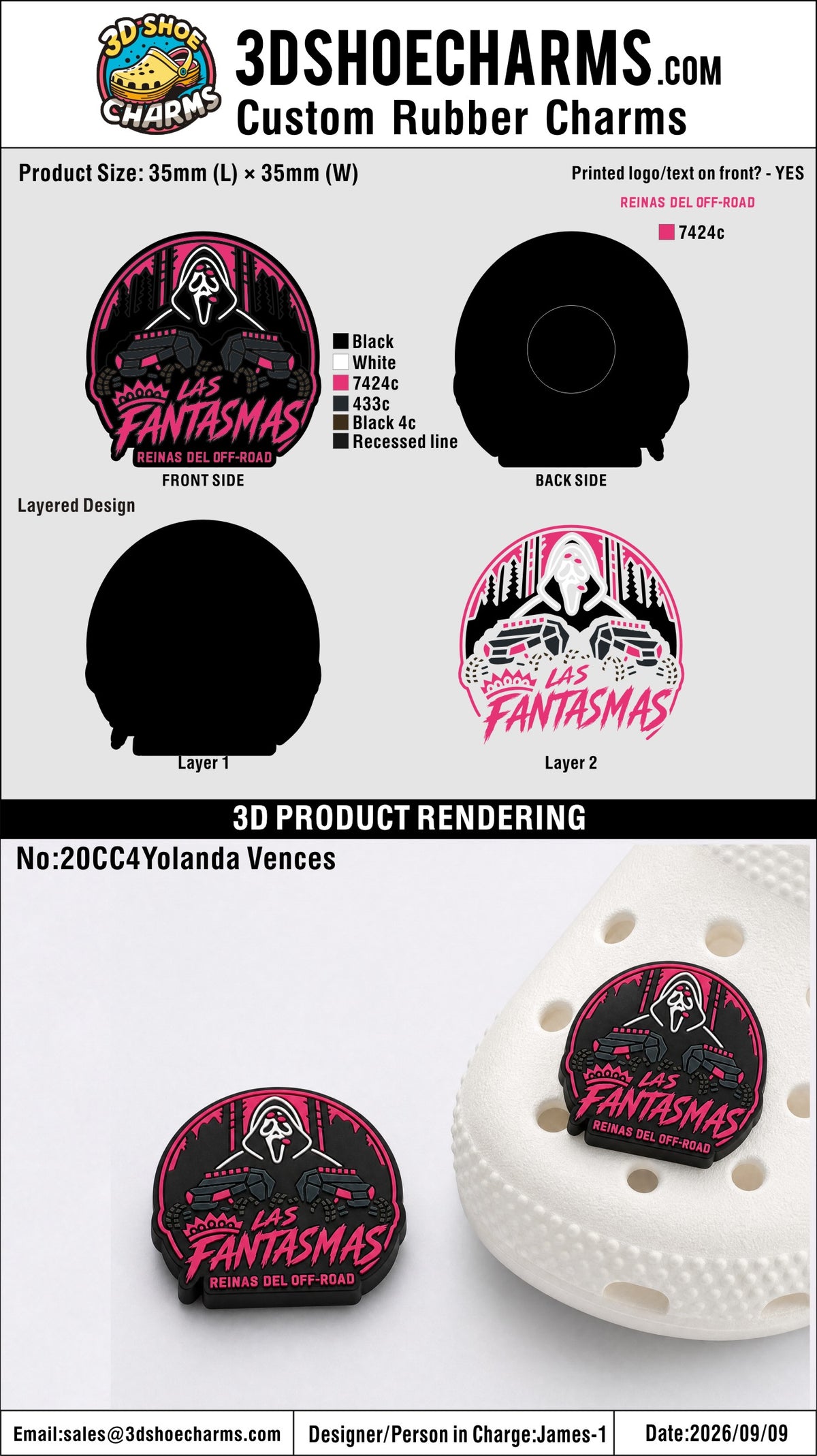 Custom Rubber Clog Charms - 20260920-20