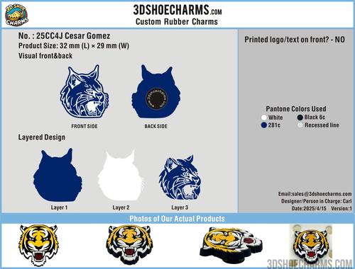 CUSTOM CLOG CHARMS-25CC4J Cesar Gomez250414