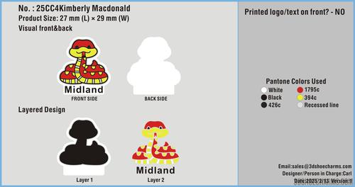 Custom Rubber Clog Charms-25CC4Kimberly Macdonald