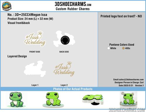 CUSTOM CLOG CHARMS-3D-25CC4Megan Issa250531