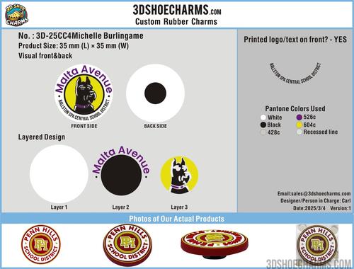 Custom Rubber Clog Charms-3D-25CC4Michelle Burlingame250304