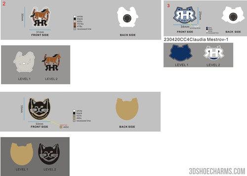 Custom shoe charms-05reorder-Claudia Mestrov