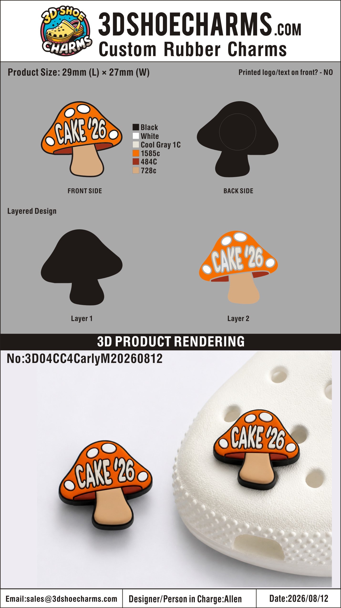 Custom Rubber Clog Charms - 20260818 - 04 - F