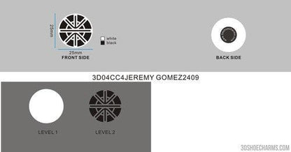 Custom Rubber Charms - 3D04CC4Jeremy Gomez