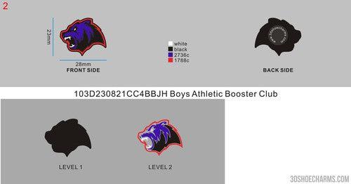 Custom clog charm 07CC4Bear Branch Boys Booster