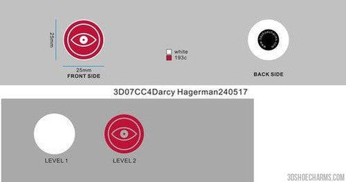 CUSTOM CLOG CHARM 07CC4Darcy Hagerman