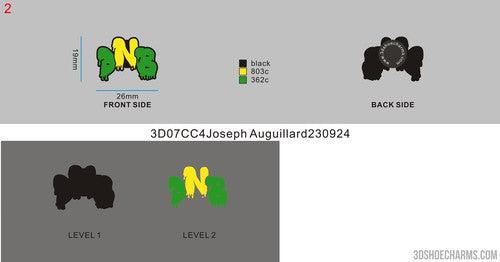 custom clog charm 07CC4Joseph Auguillard