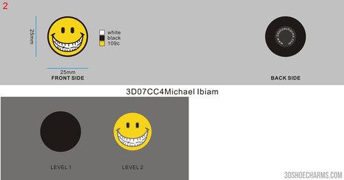 Custom clog charm 3D07CC4Michael Ibiam